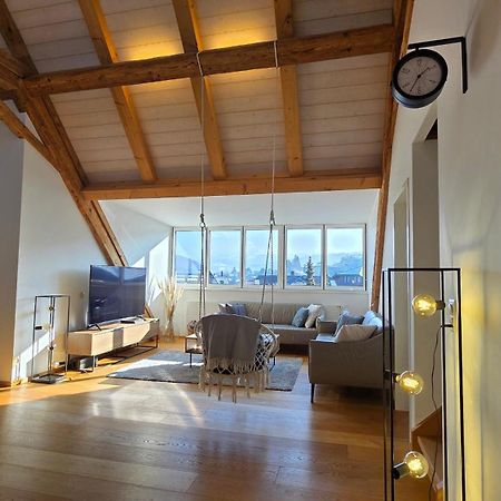 Apartamento Niesen Loft Spiez Exterior foto